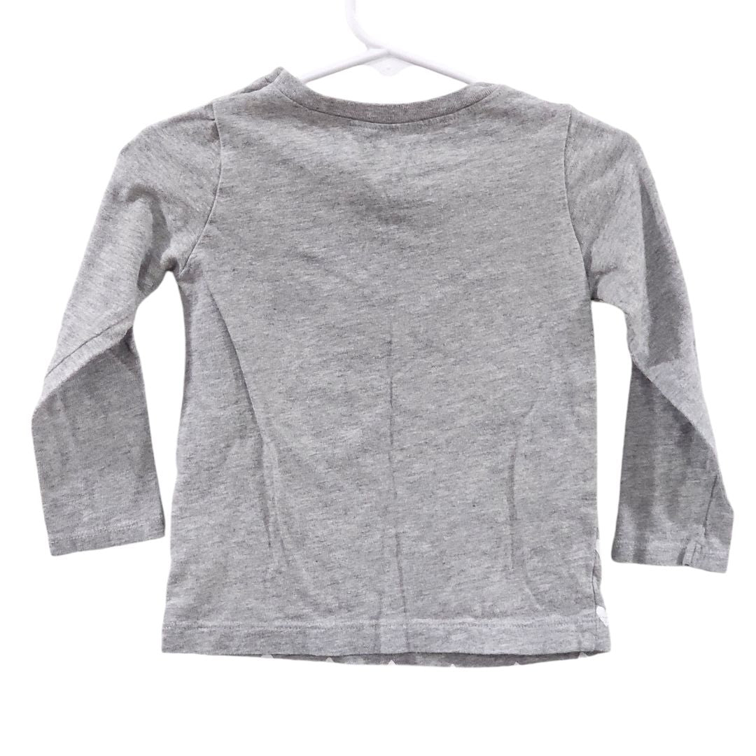 Carter's - Gray Cat Long Sleeve Shirt, 2T