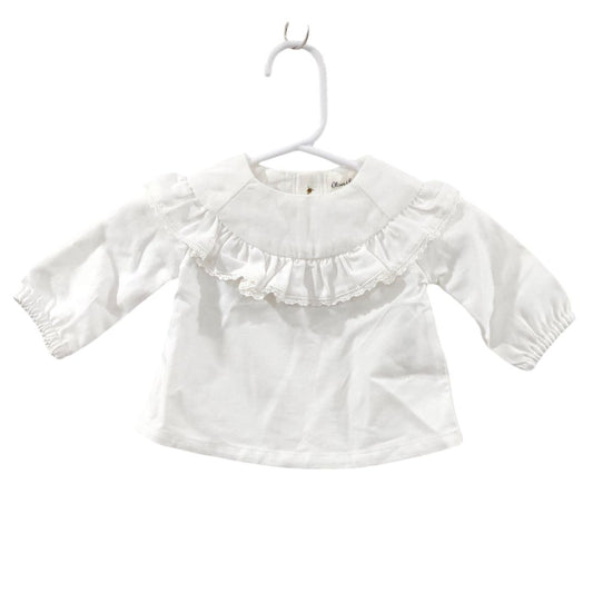 Oliver Rain - Blusa de cuello blanco, recién nacida