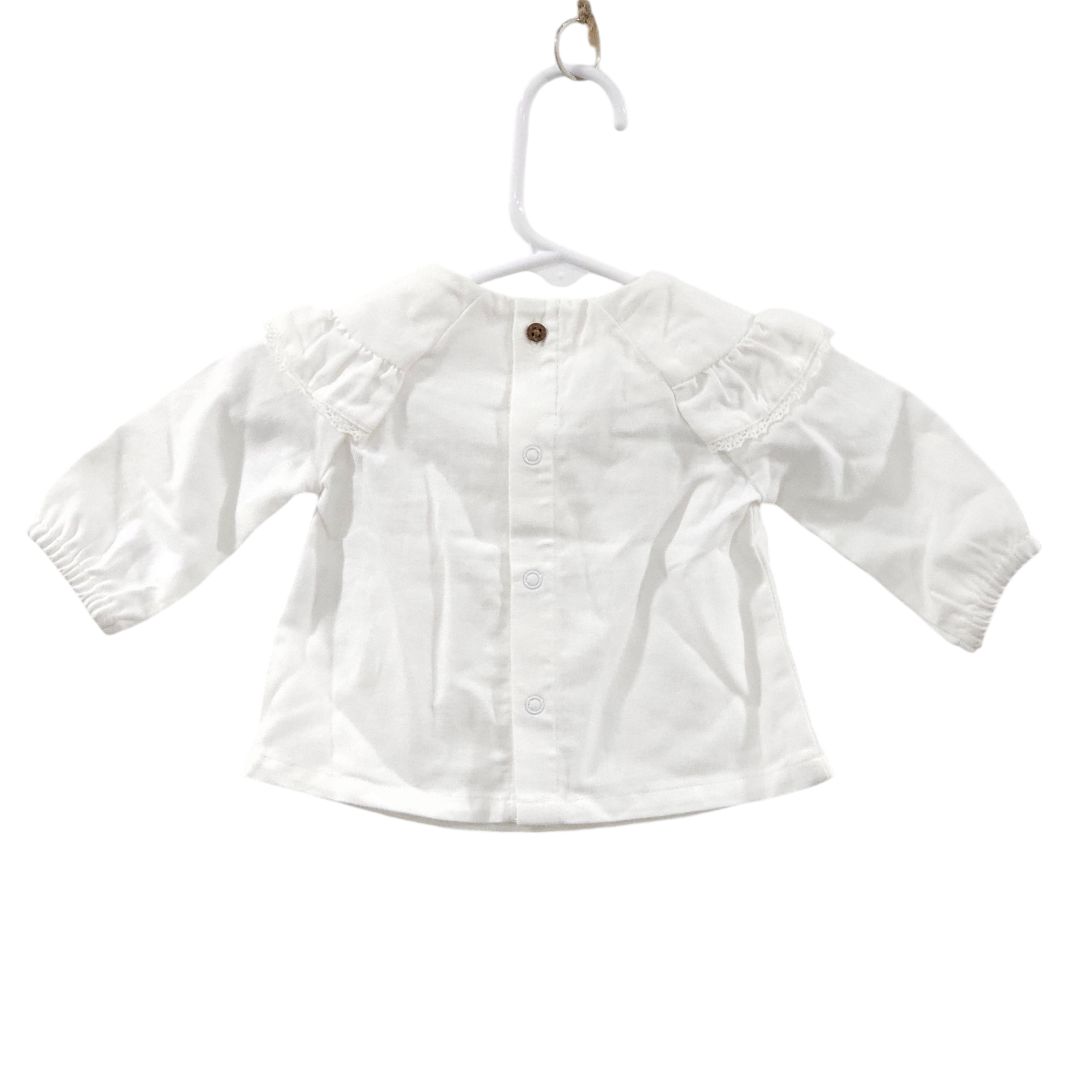 Oliver Rain - Blusa de cuello blanco, recién nacida