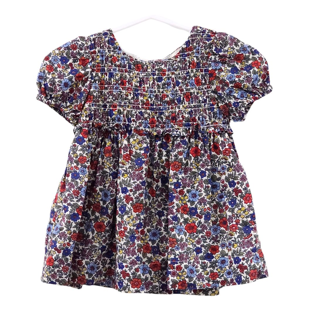 Baby Gap - Red Floral Dress and Headband, 3-6 m