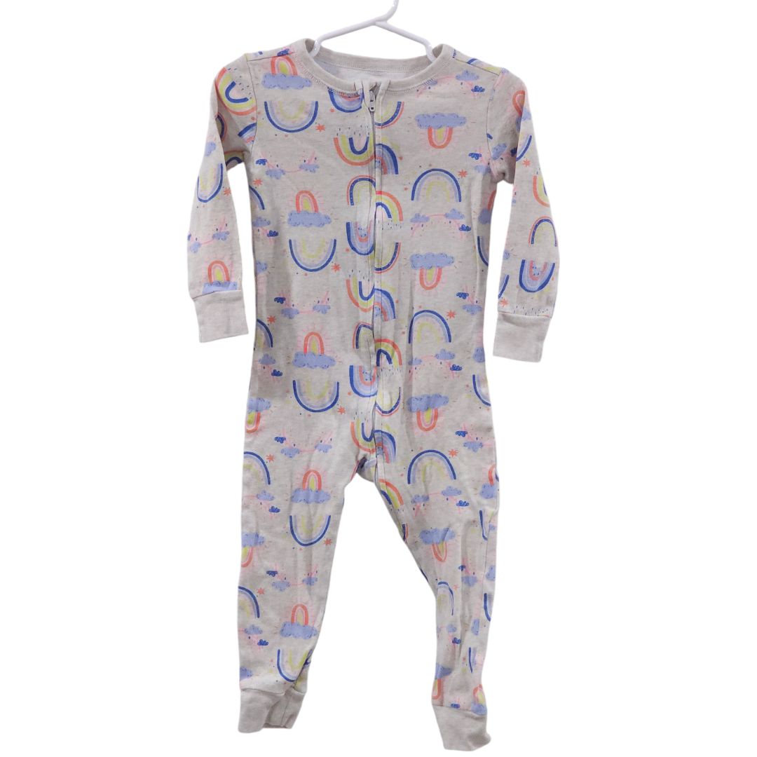 Old Navy - Gray Rainbows Pajama, 2T