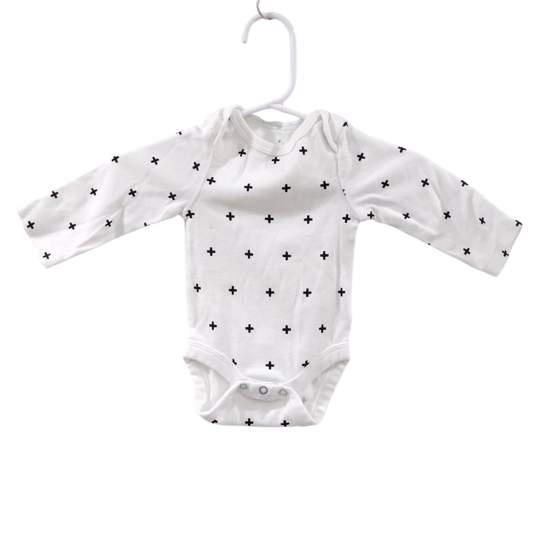 Cloud Island - Assorted Three Pack Boho Long Sleeve Onsies, Newborn