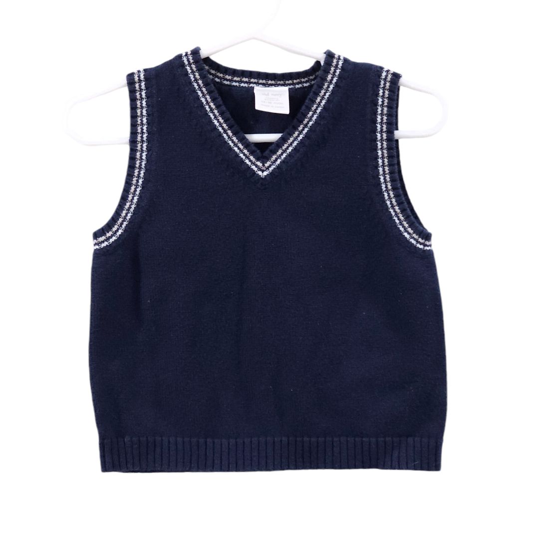 Old Navy - Blue Knitted Vest, 12-18 m