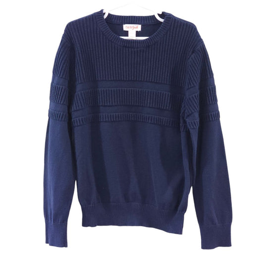 Cat & Jack - Blue Cable Knit Sweater Top, Girl, 6/7