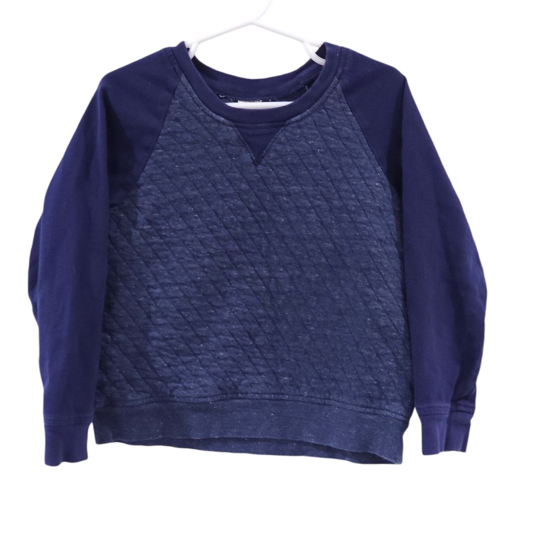 OshKosh B'gosh - Blue Quilted Long Sleeve Sweatshirt, 5T