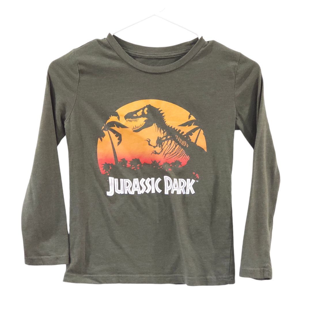 Jumping Beans - Camisa de manga larga verde de Jurassic Park, 8