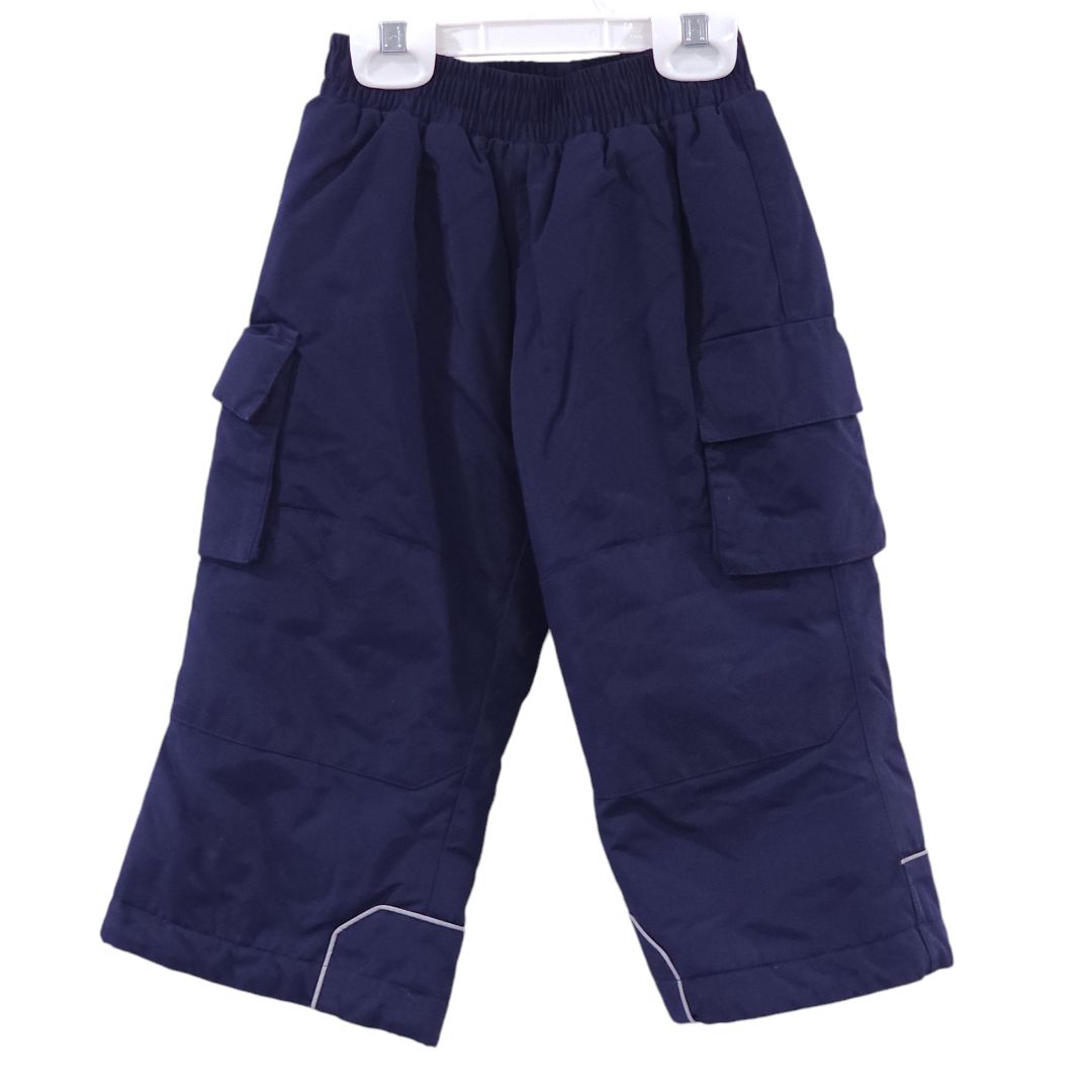 Hanna Andersson - Blue Snow Pants with Pockets, 3T