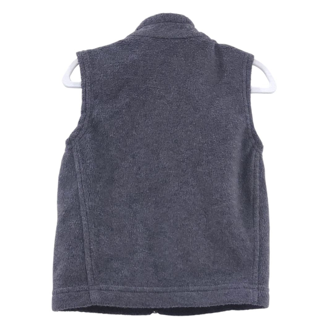 Columbia - Gray Fleece Zip-up Vest, 18 m