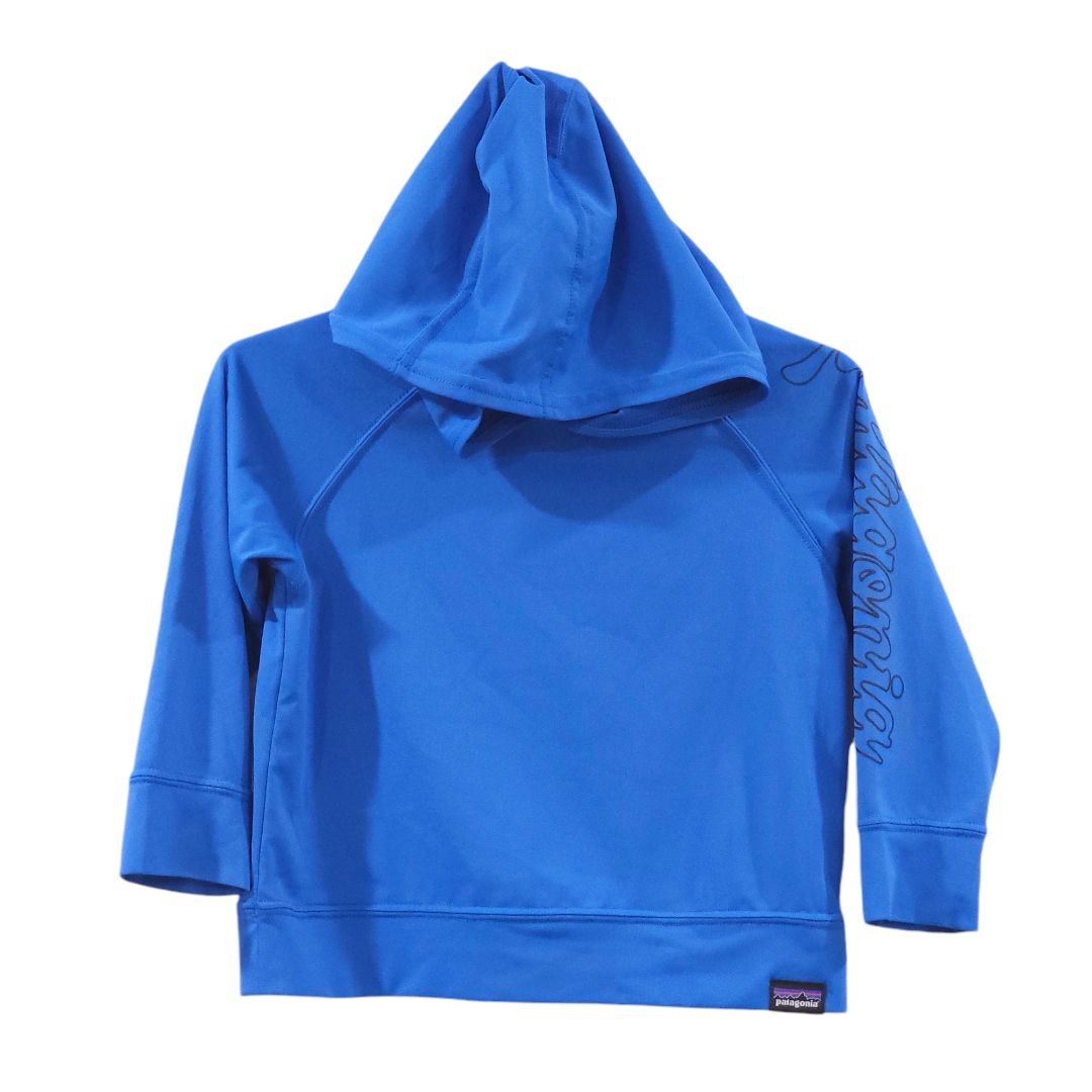 Patagonia - Blue Capilene Hooded Sunshirt, 12-18 m