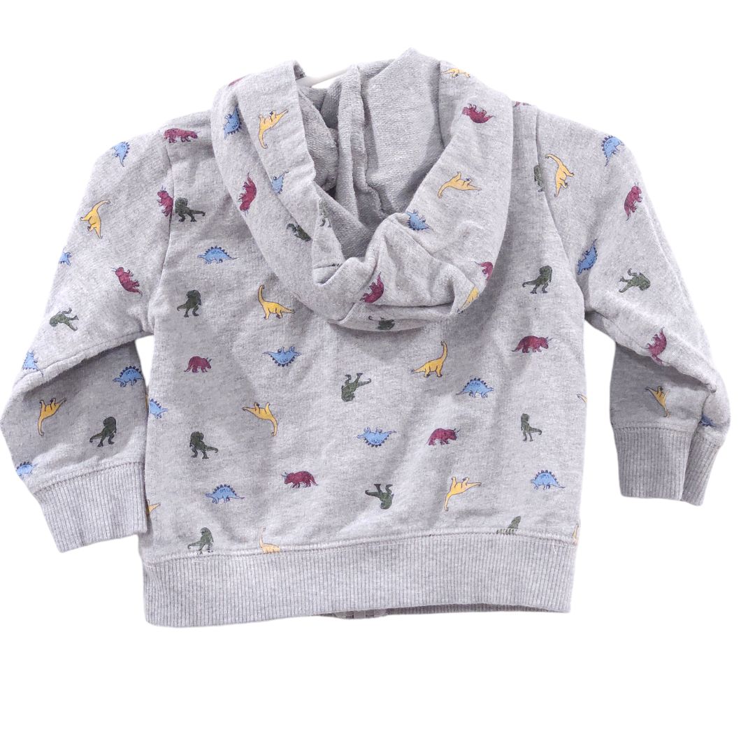 Carter's - Chaqueta con capucha de dinosaurio gris, 12 m