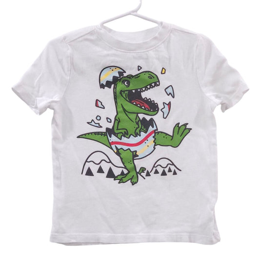 Old Navy - Camiseta blanca de dinosaurio, 3T