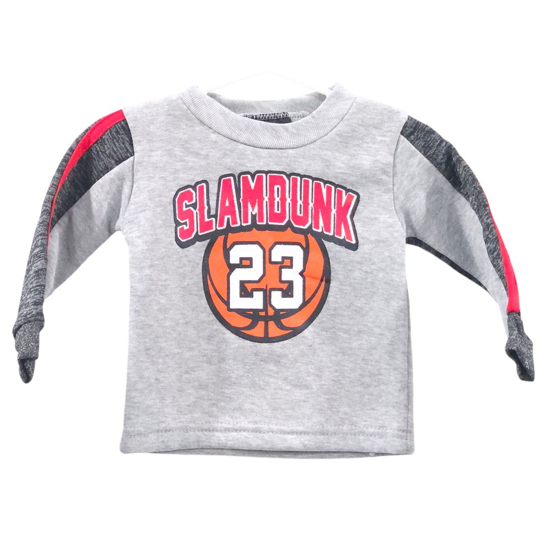 Mad Game - Red "Slamdunk 23" Sweatshirt and Vest, 12 m