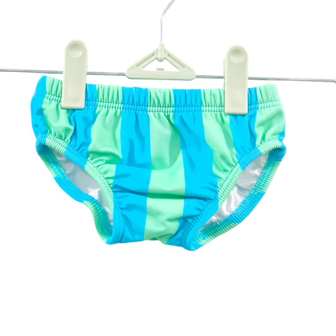 Traje de baño de 2 piezas azul primario, 12-18 m