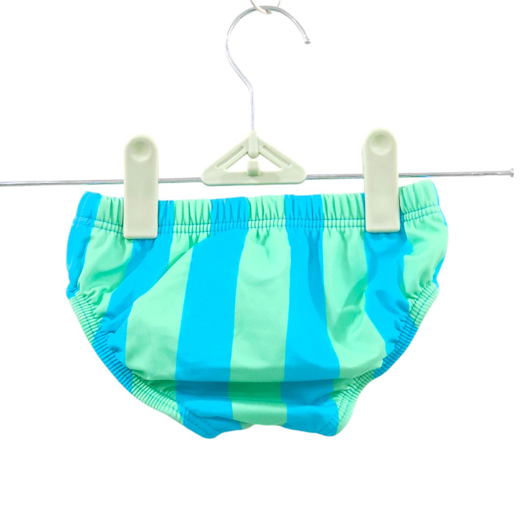 Traje de baño de 2 piezas azul primario, 12-18 m