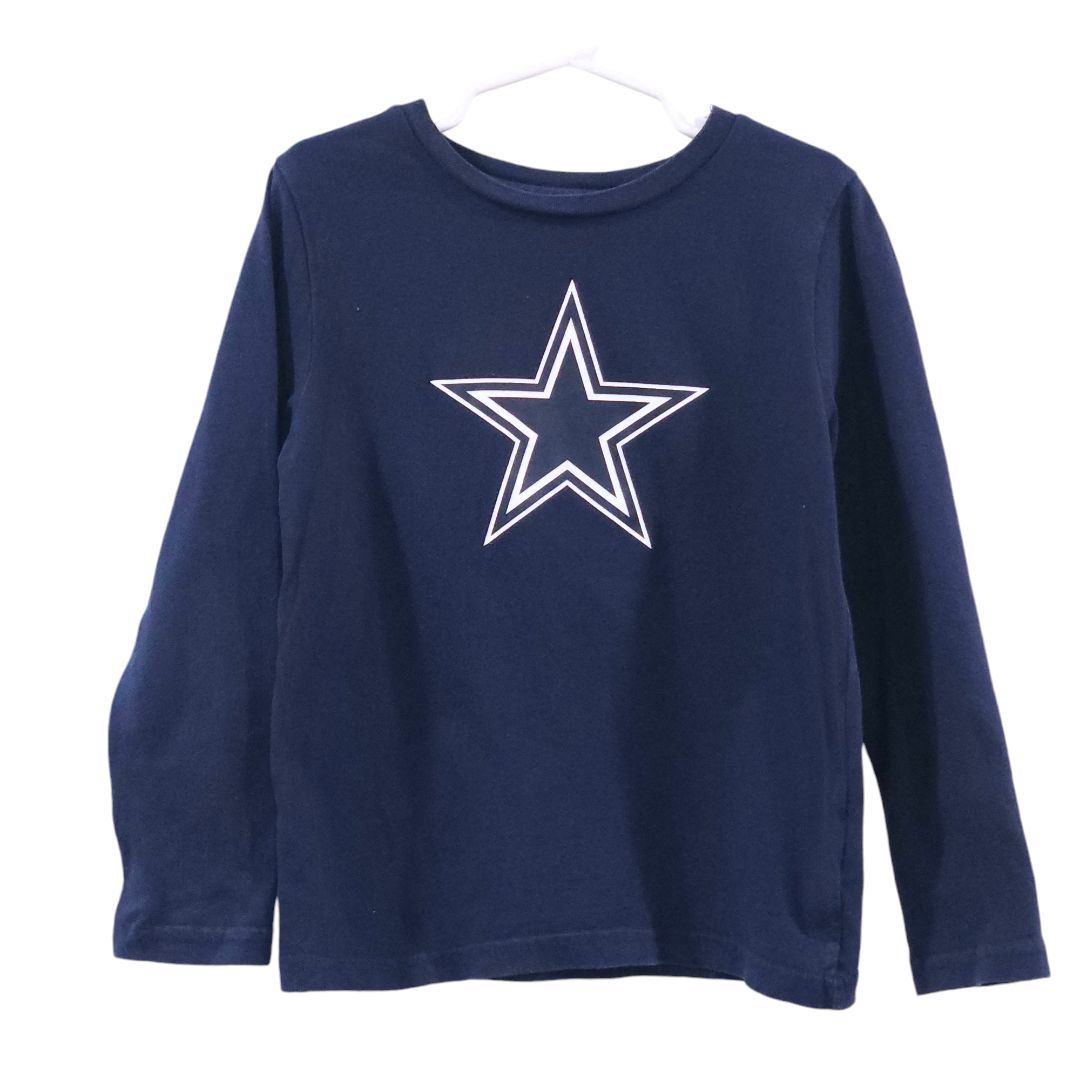 NFL - Camiseta de manga larga azul de los Dallas Cowboys, 5/6