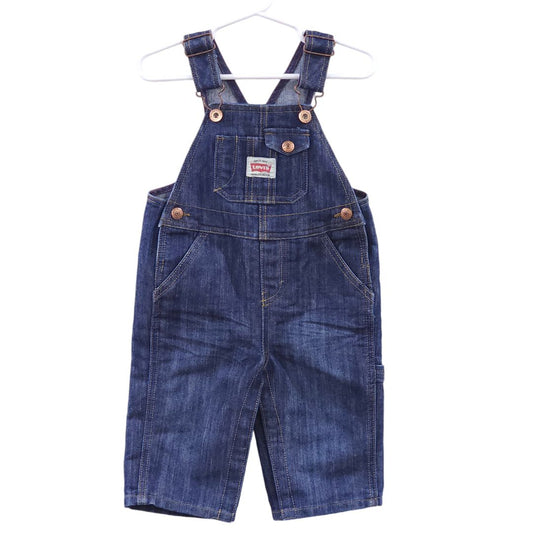 Levi's - Blue Denim Shortalls, 12 m