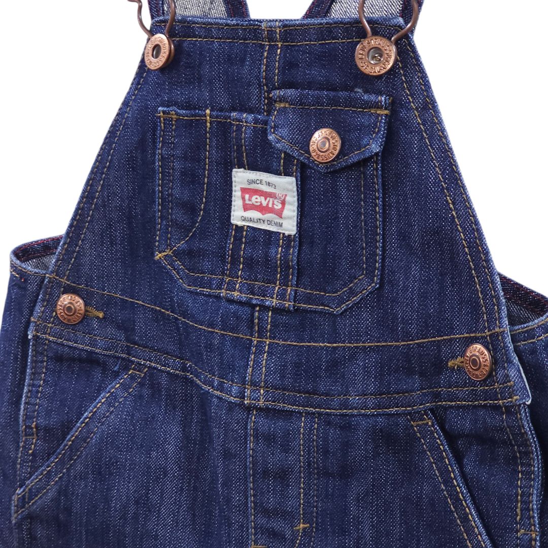 Levi's - Blue Denim Shortalls, 12 m