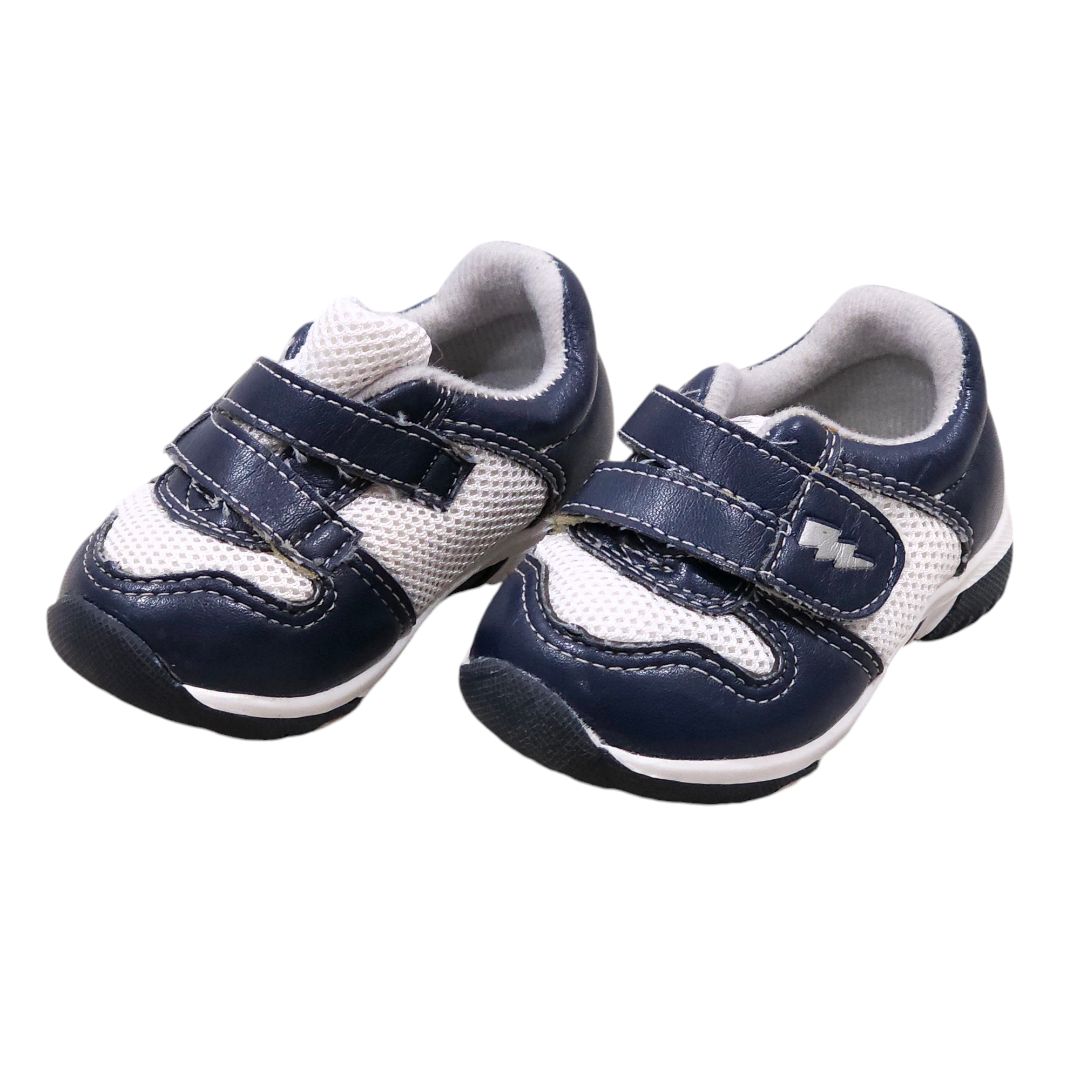 Squeak Me Shoes - Blue Squeaky Toddler Sneakers, 3