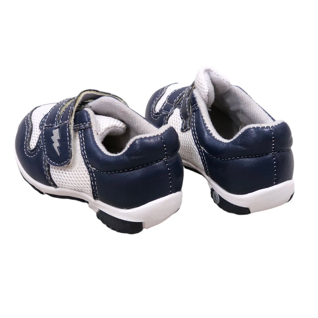 Squeak Me Shoes - Blue Squeaky Toddler Sneakers, 3