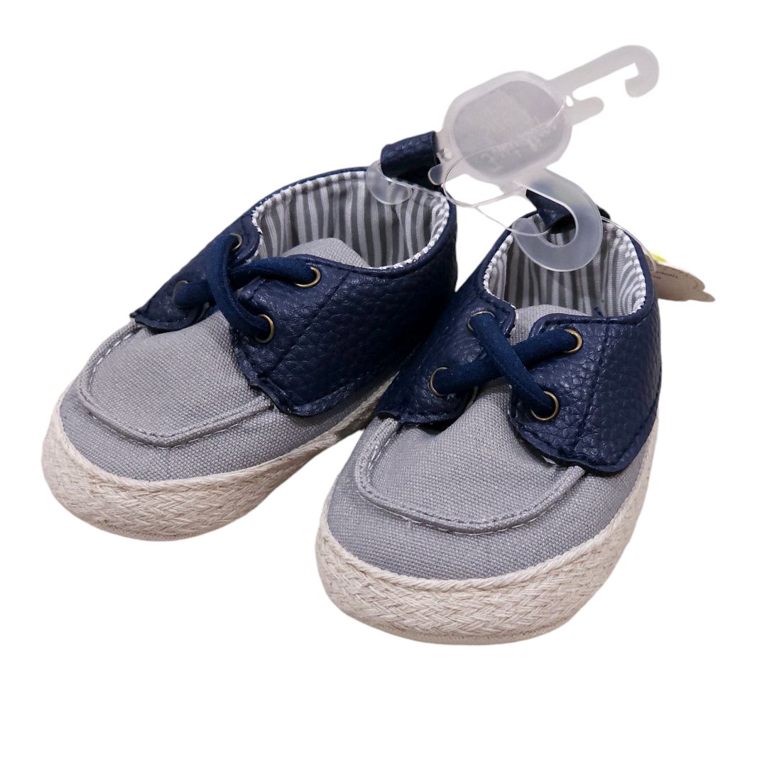 First Steps - Blue Casual Baby Shoes, 3-6 m