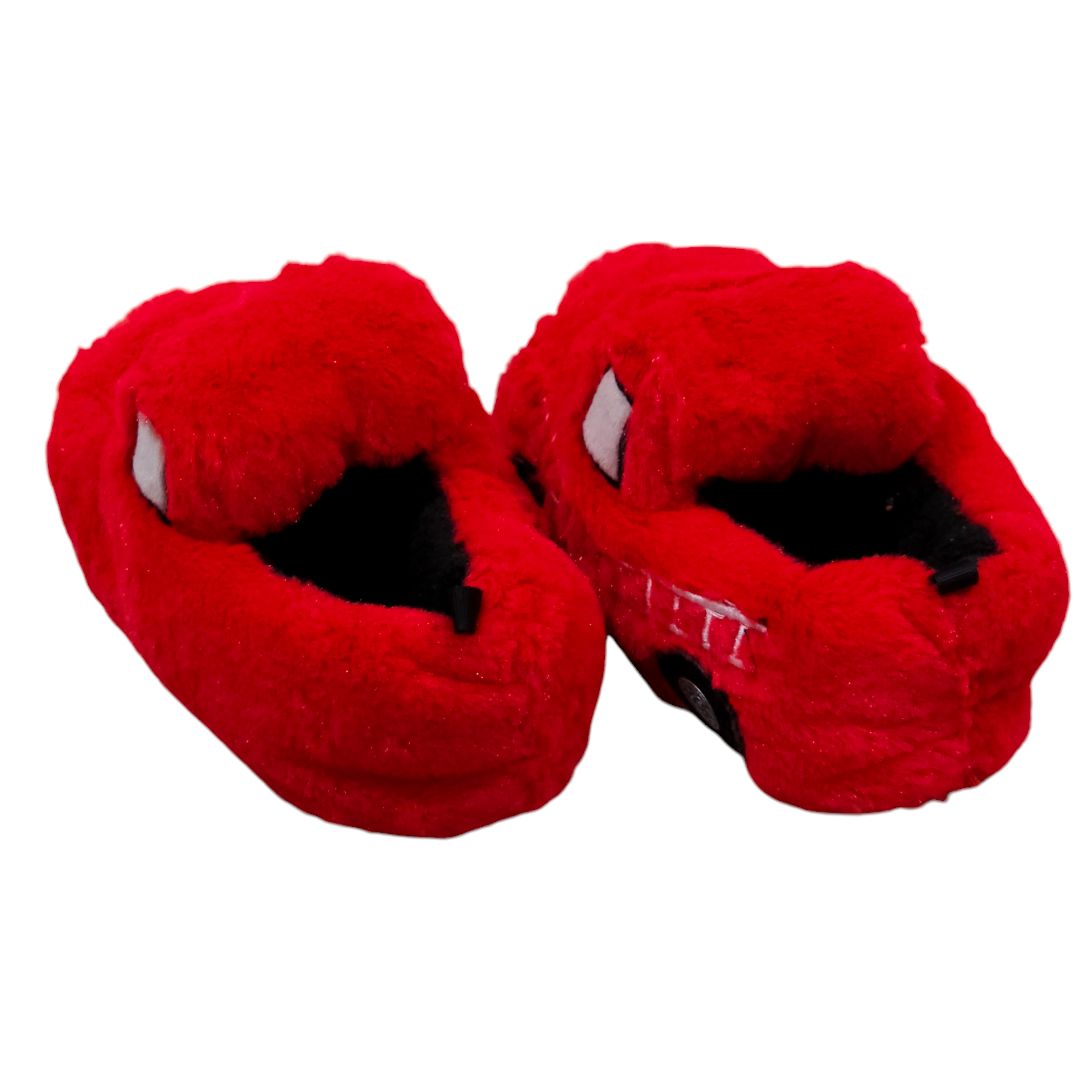 Carter's - Red Firetrucks Slippers, 7/8