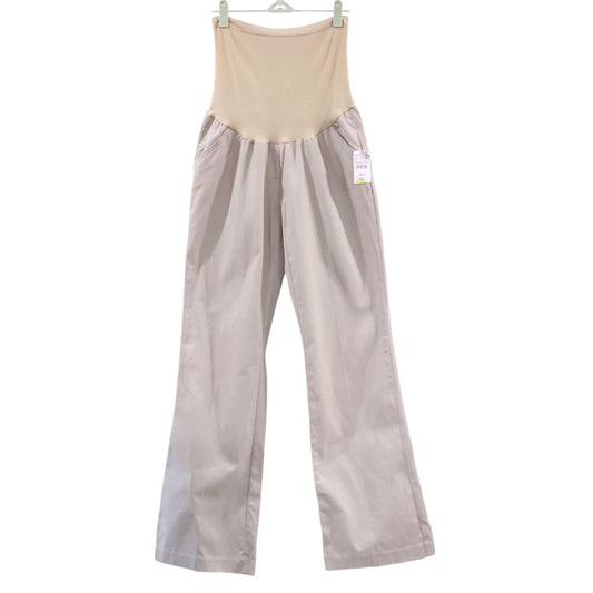 Motherhood Maternity - Khaki Straight Maternity Pants, Medium