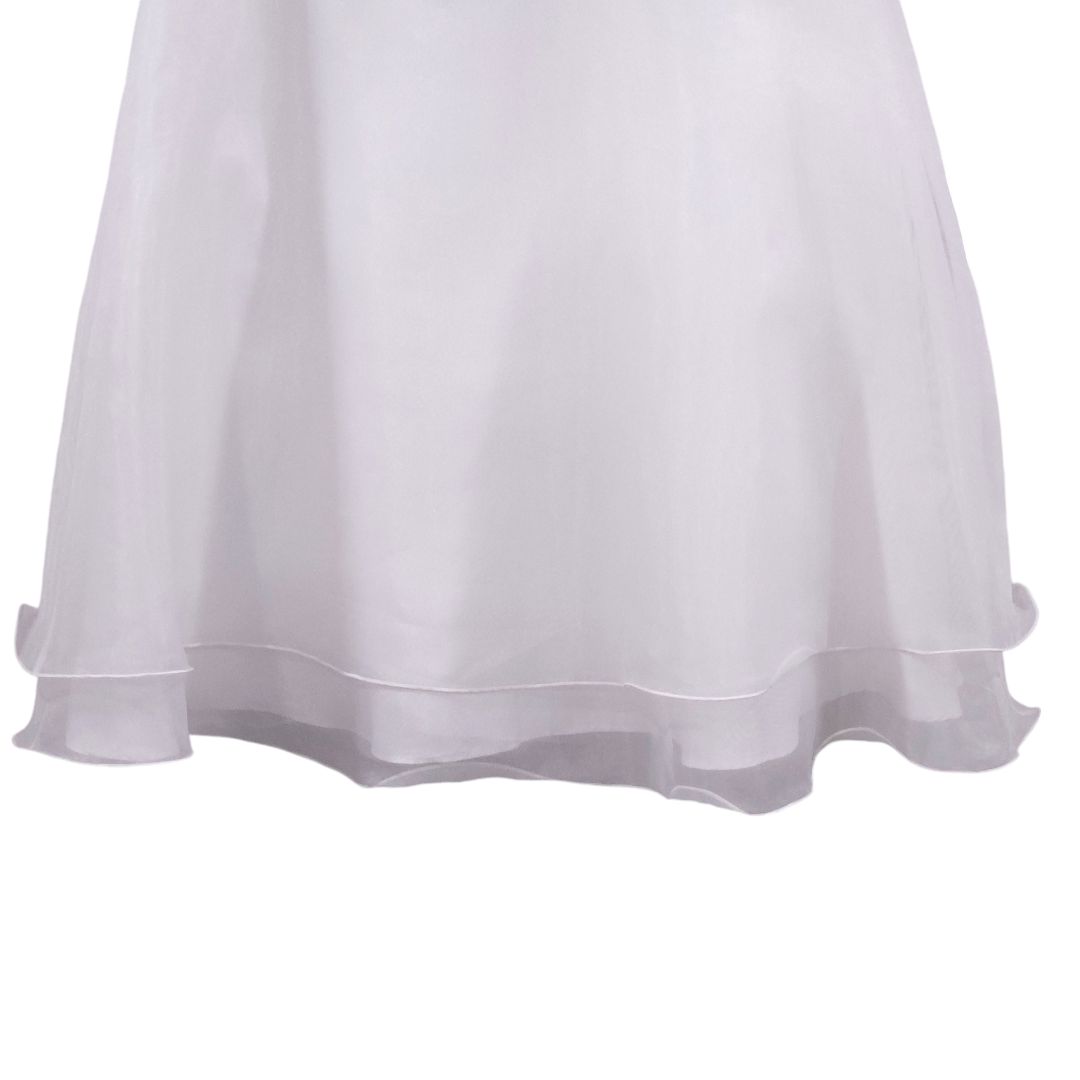 Rare Editions - White 2 Piece Christening Dress and Headpiece Veil, 7