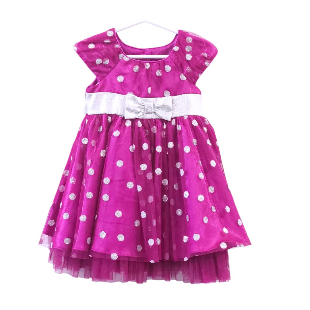 Jona Michelle - Purple Dotted Dress, 2T