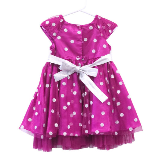 Jona Michelle - Purple Dotted Dress, 2T