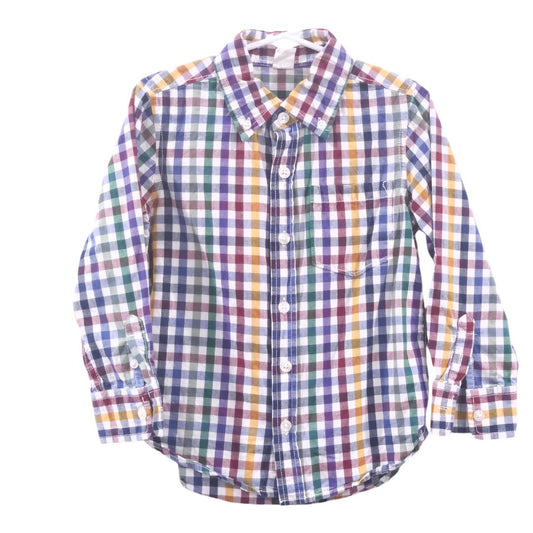 Baby Gap - Gingham Button Down Shirt, 4T