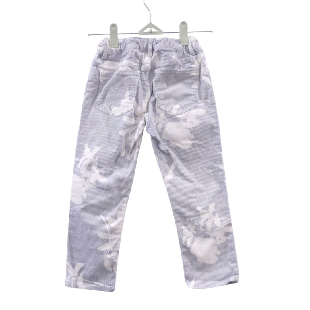 GapKids - Blue Flowers Striped Pants, 8