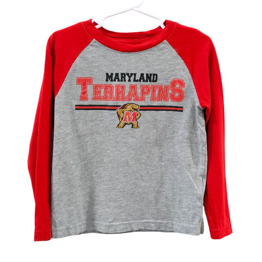 Gen 2 - Red Maryland Terrapins Long Sleeve Shirt, 4