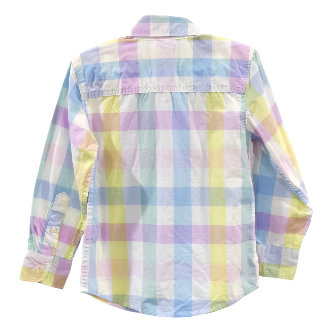 Carter's - Yellow Plaid Botton-down Long Sleeve, 4T