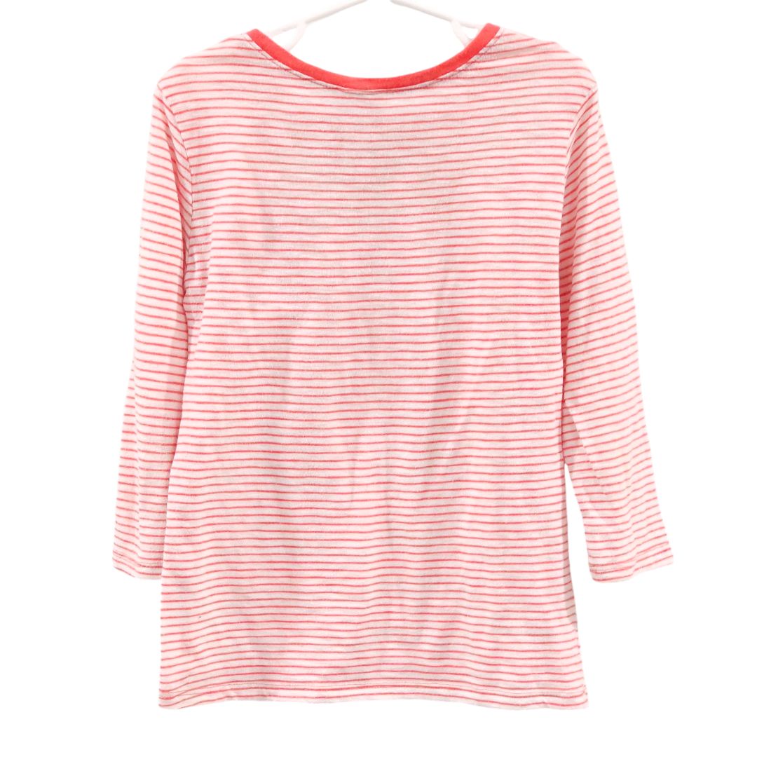 Justice - Pink Striped T-Shirt, 6