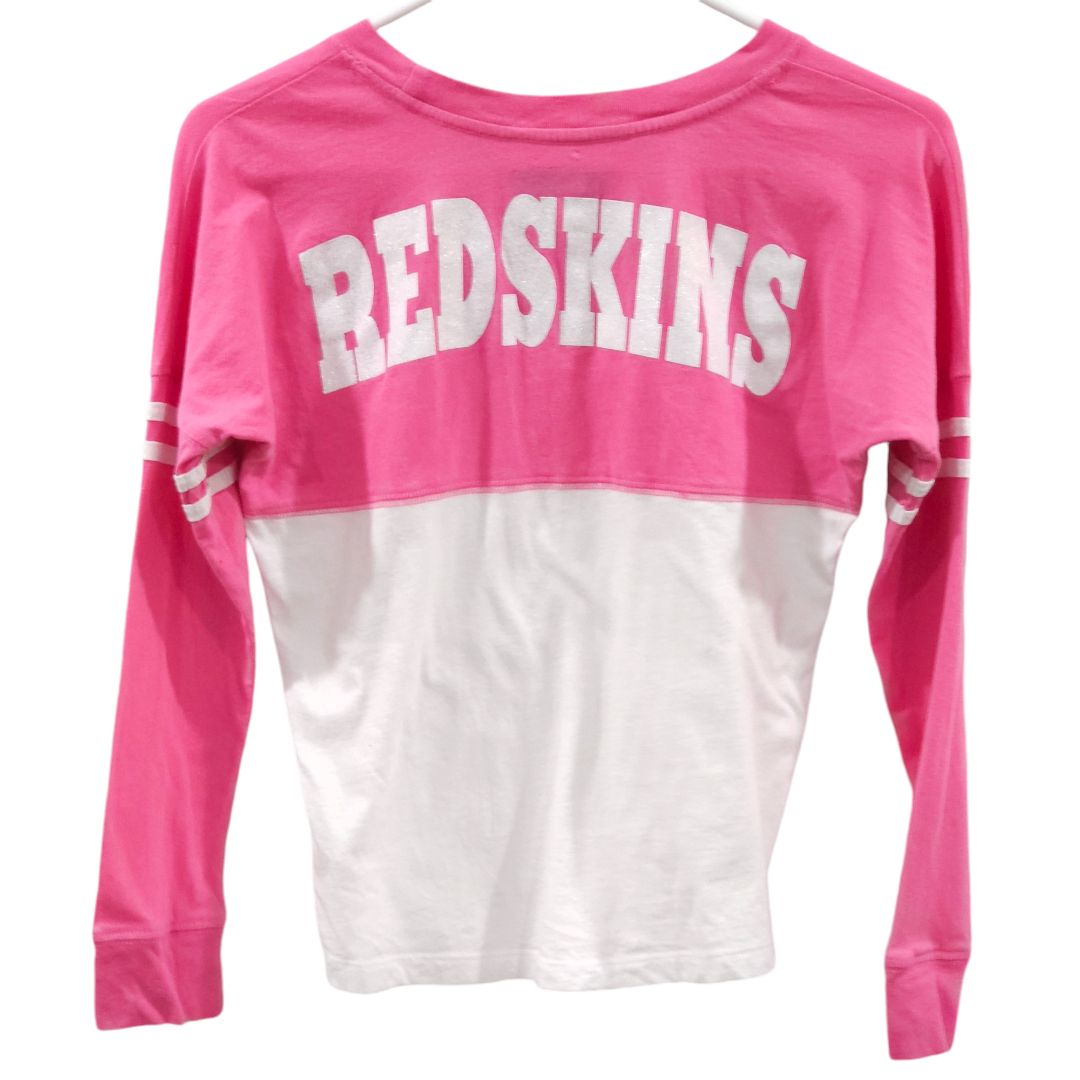 NFL - Pink Long Sleeve Washington Redskins Shirt, 10/12