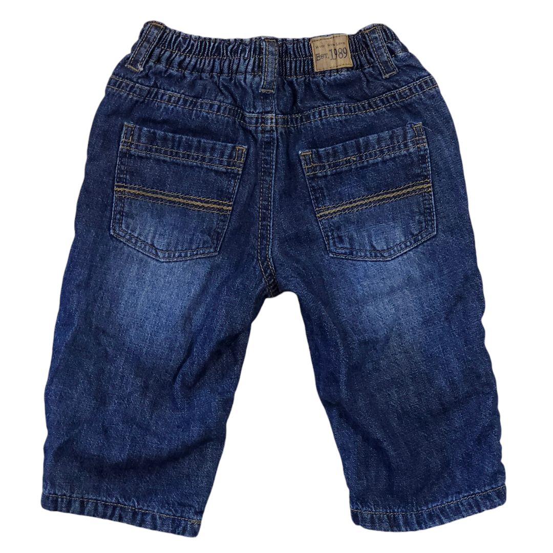 The Children's Place - Blue Lined Denim Jeans, Boy Size 6-9 m