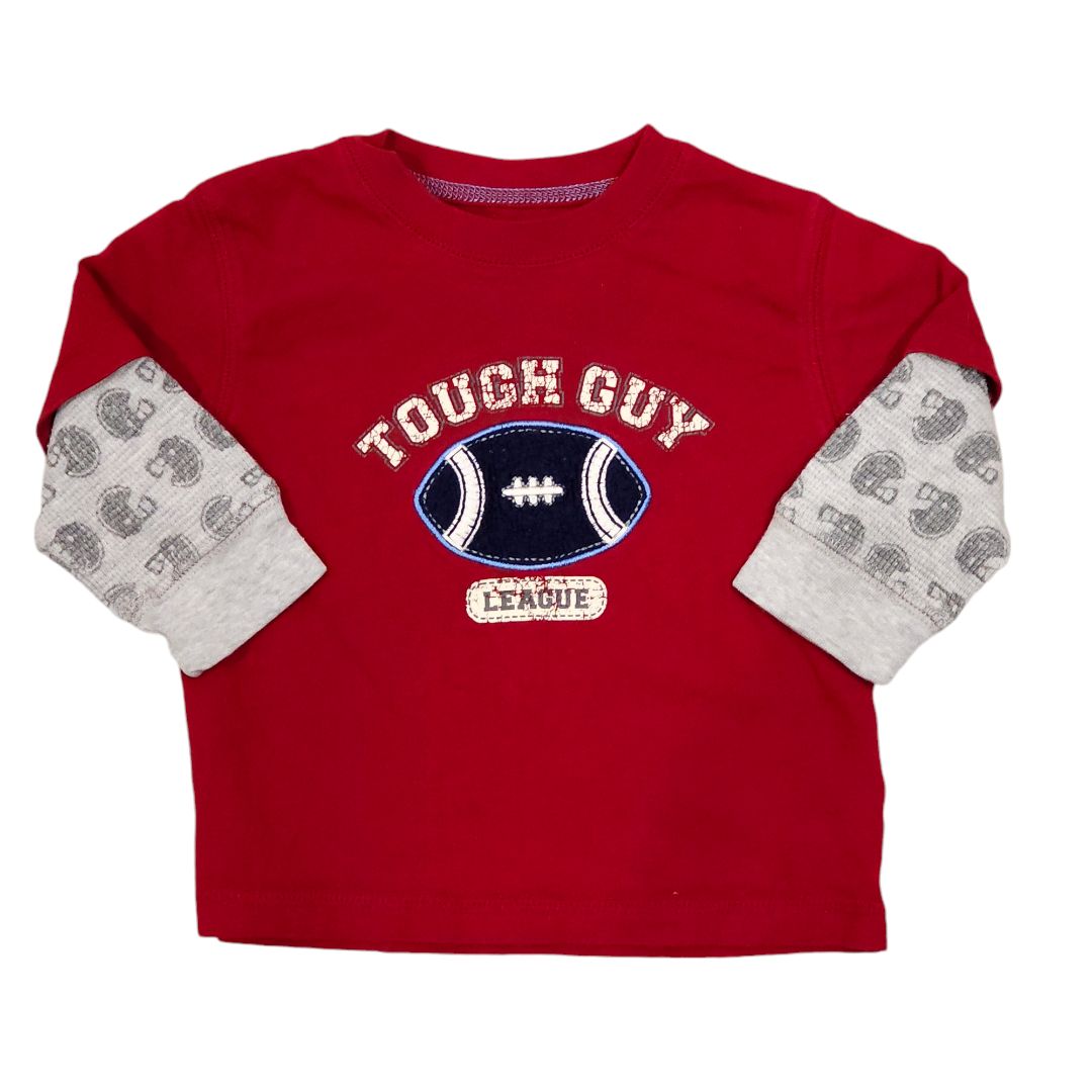 Carter's - Red Tough Guy League Shirt, Boy Size 12 m