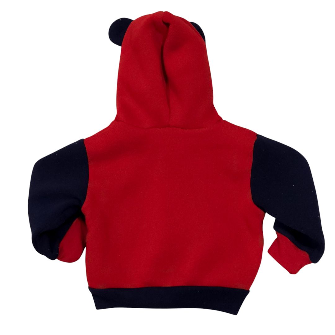 tricycle - Red Hooded Zip-up Jacket, Boy Size 6-9 m