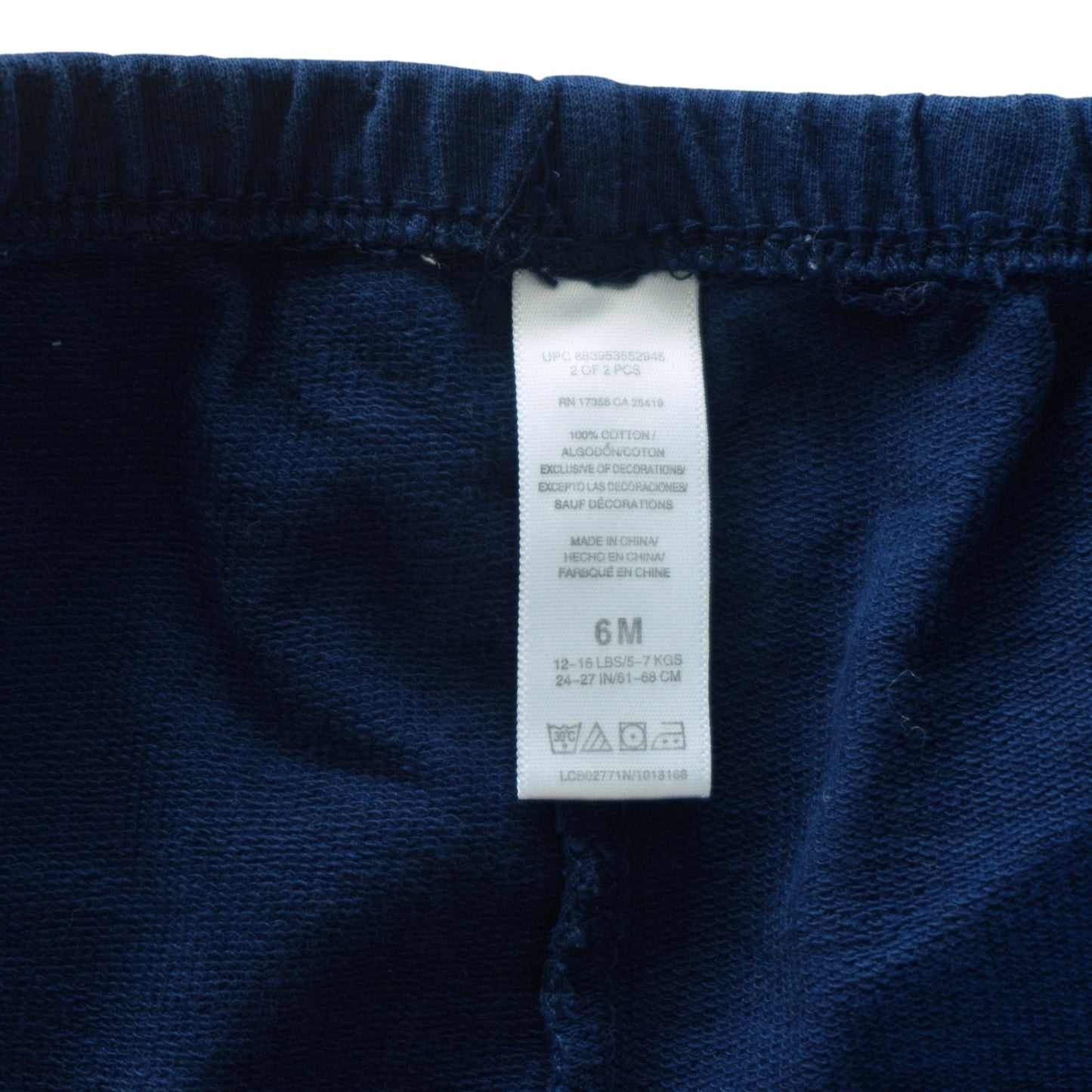 Pantalón azul bebé - Niño - 6m