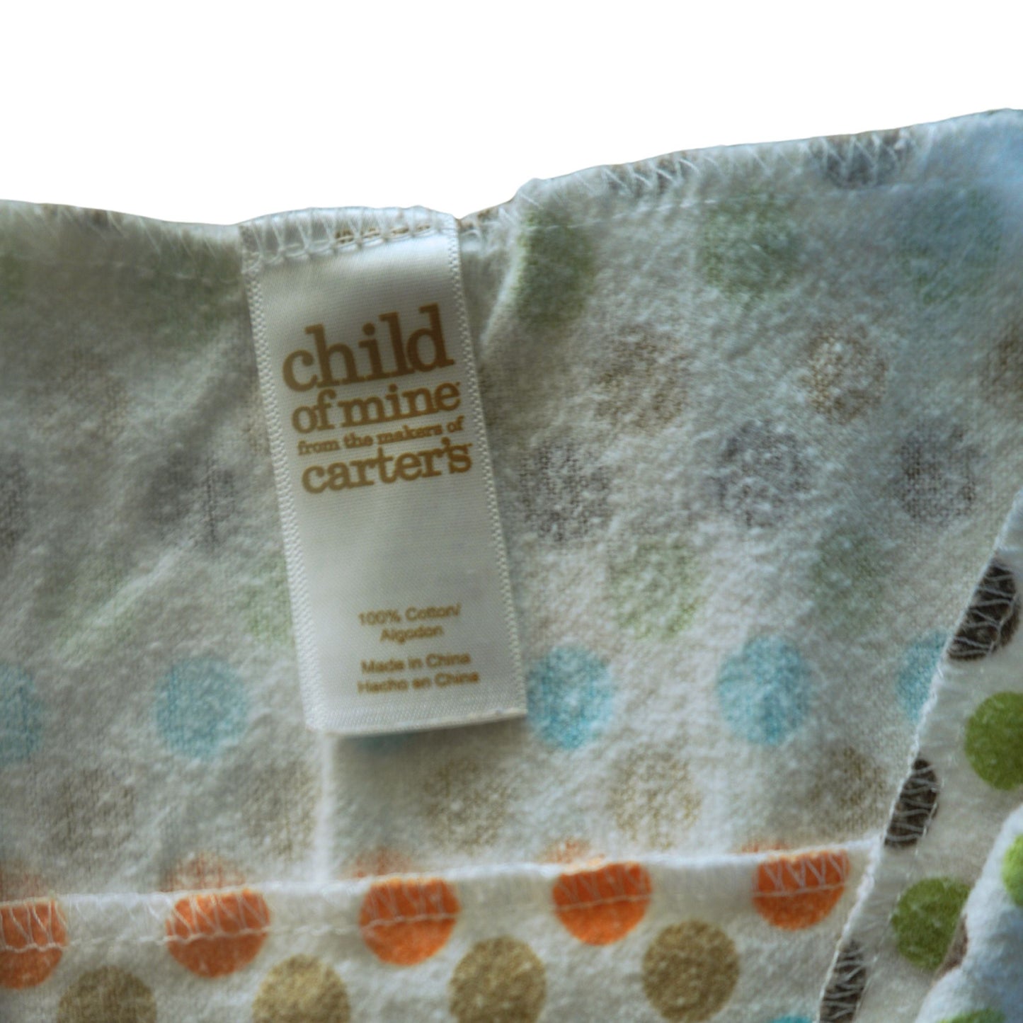 Baby Child of mine made by Carter's - Polka dots Blanket - 100% cotton