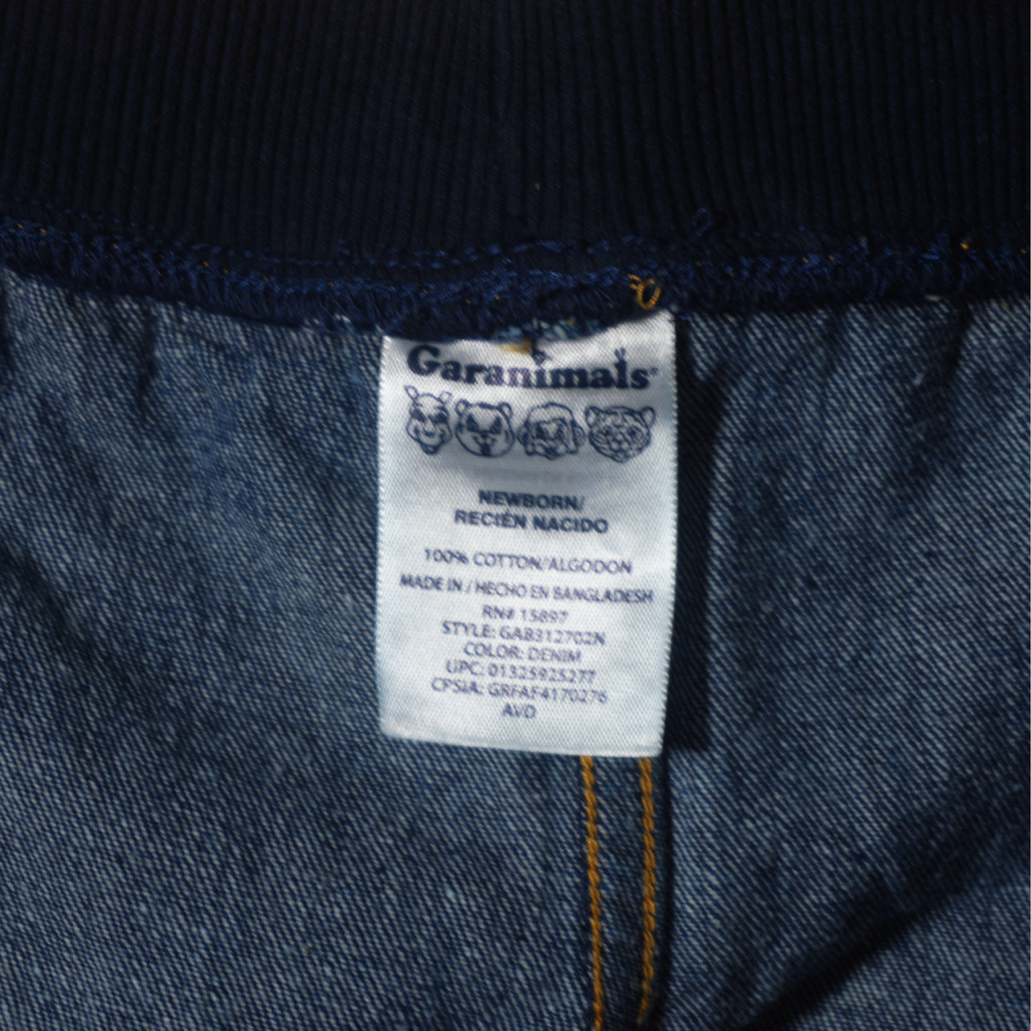 Baby Garanimals - Blue Jeans - Boy Newborn