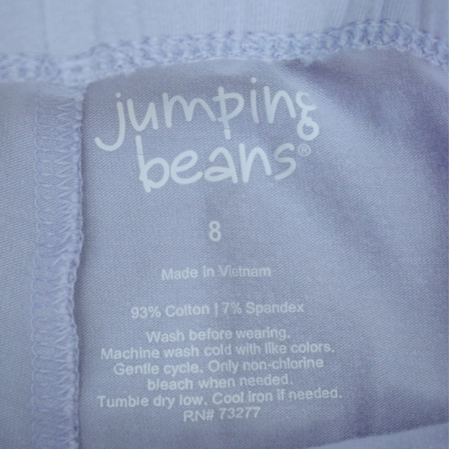 Kid's Jumping Beans - Lilac Spandex Shorts - Girls 8