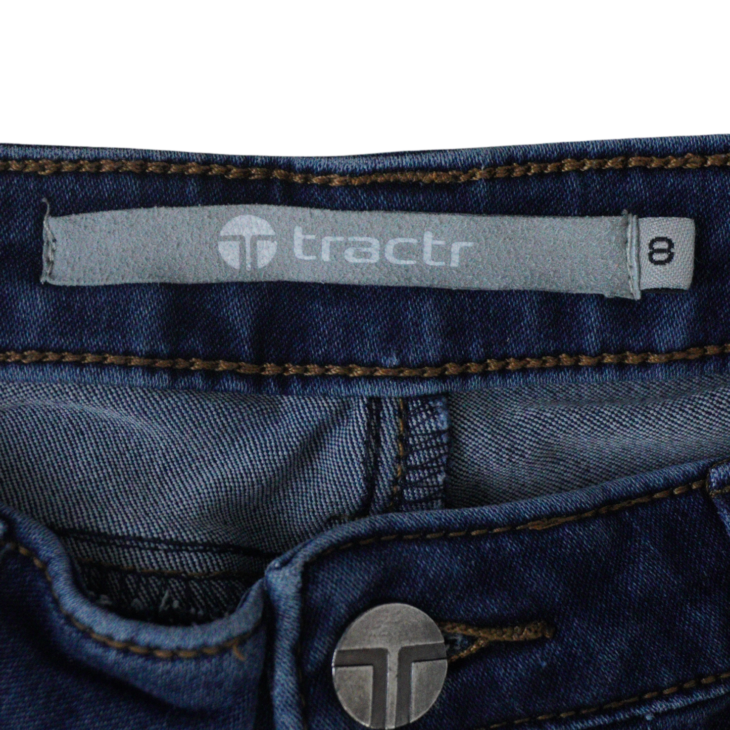 Kid's Tractr - Short Denim Pants - Girls 8