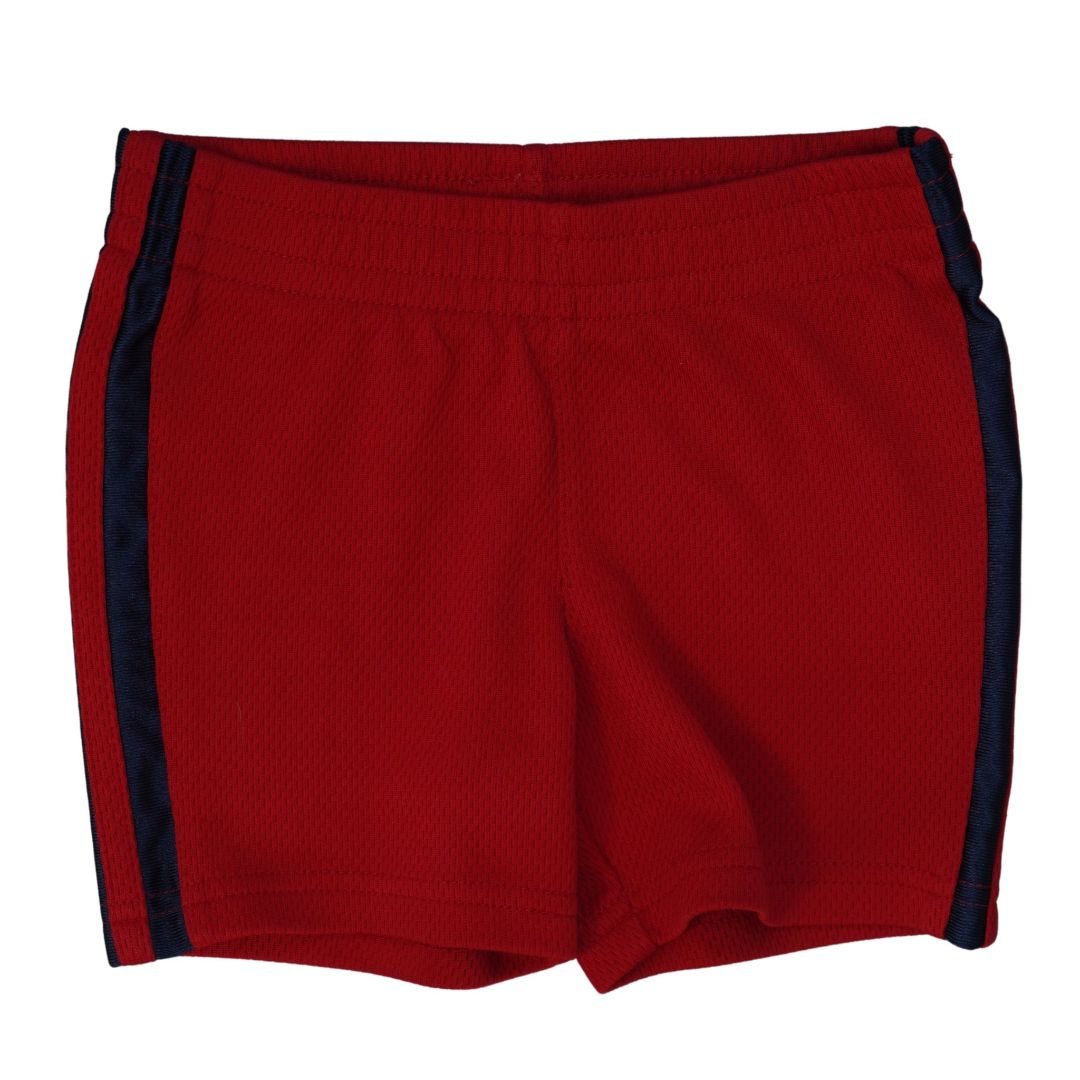 Baby Red and Black Jumping Beans Basketball Shorts, 12 m