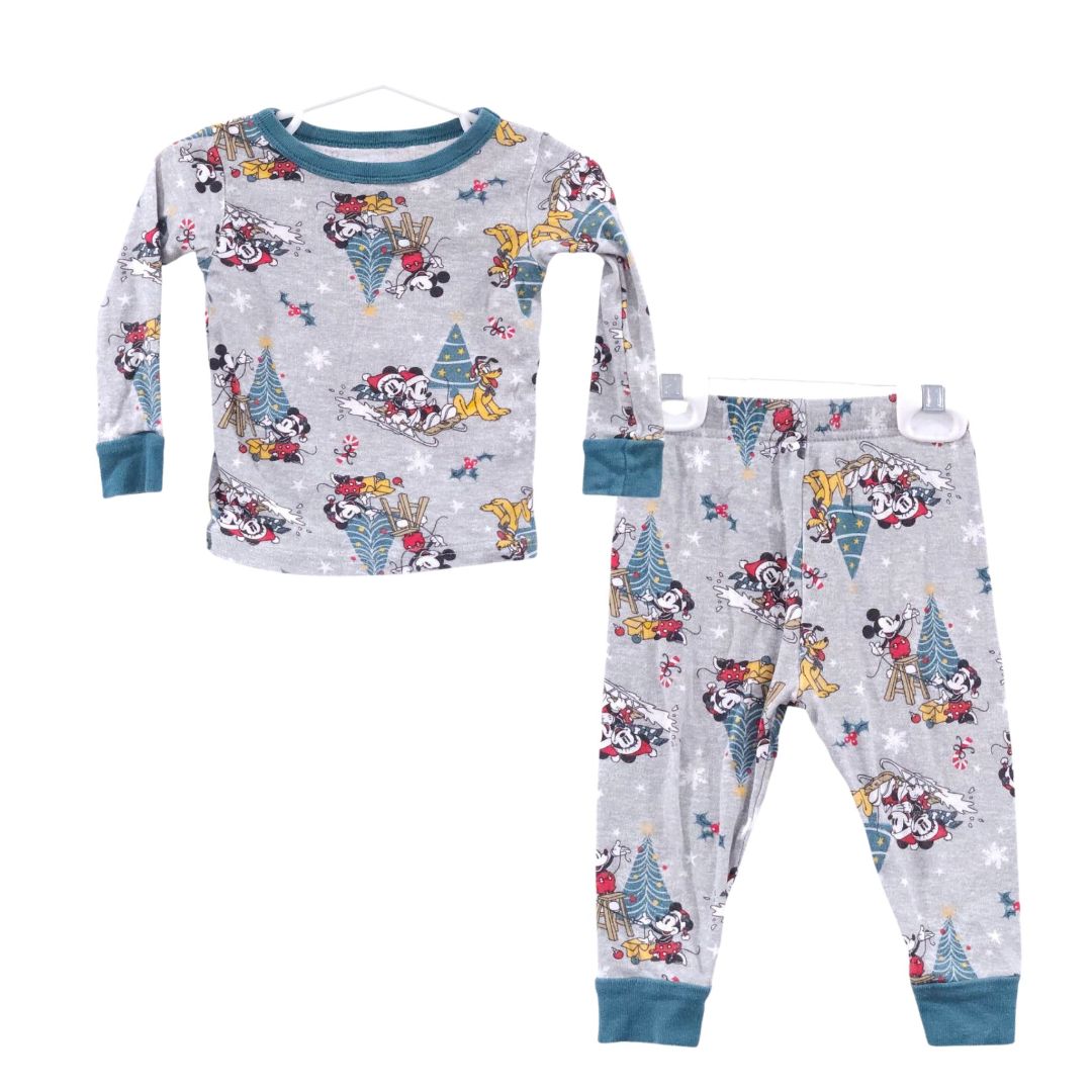 Disney Junior - Pijama gris de Mickey y sus amigos, 18 m