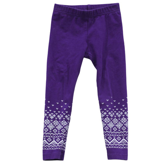 Leggings morados Carter's para bebé, 3T