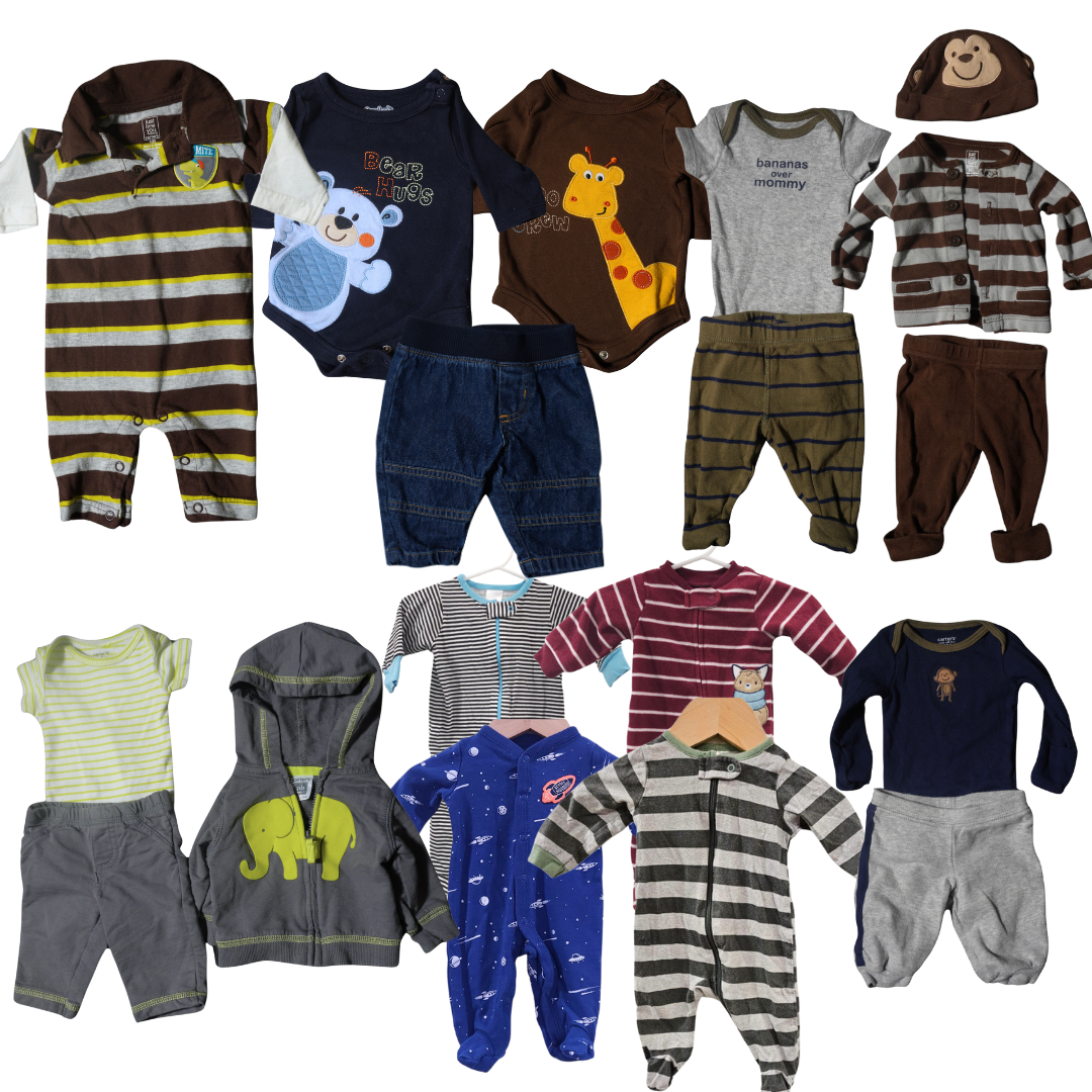 Newborn Boy's Bundle (18 pieces)